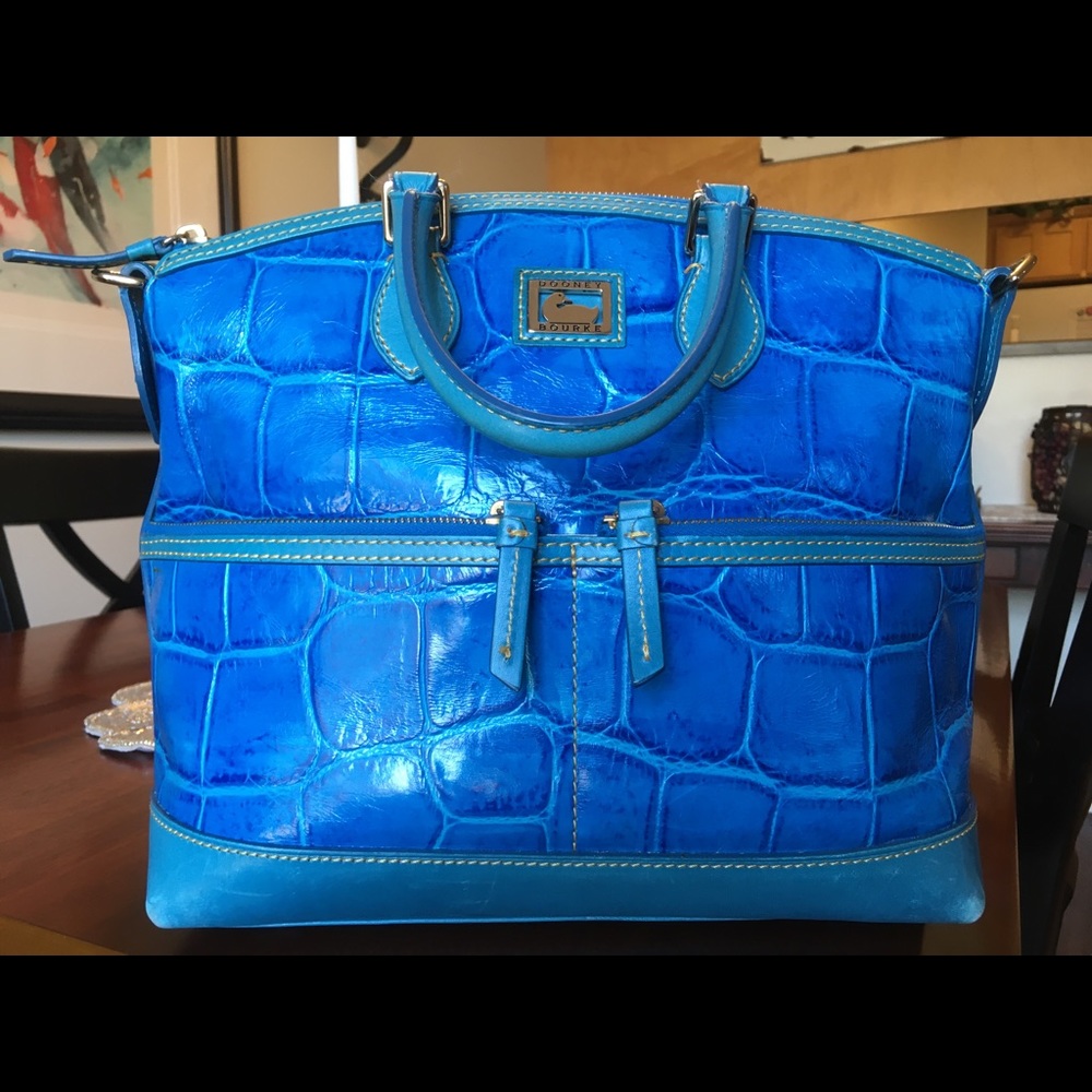 Dooney & Bourke croc leather purse